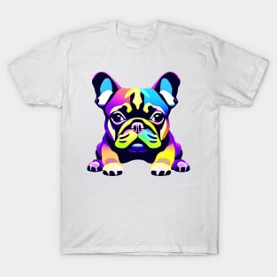 Cute Colorful Pug Puppy T-Shirt